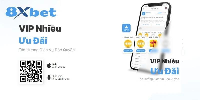 Quét mã QR để tải nhanh ứng dụng 8xbet về điện thoại